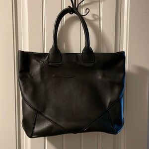 Givenchy black leather bag.